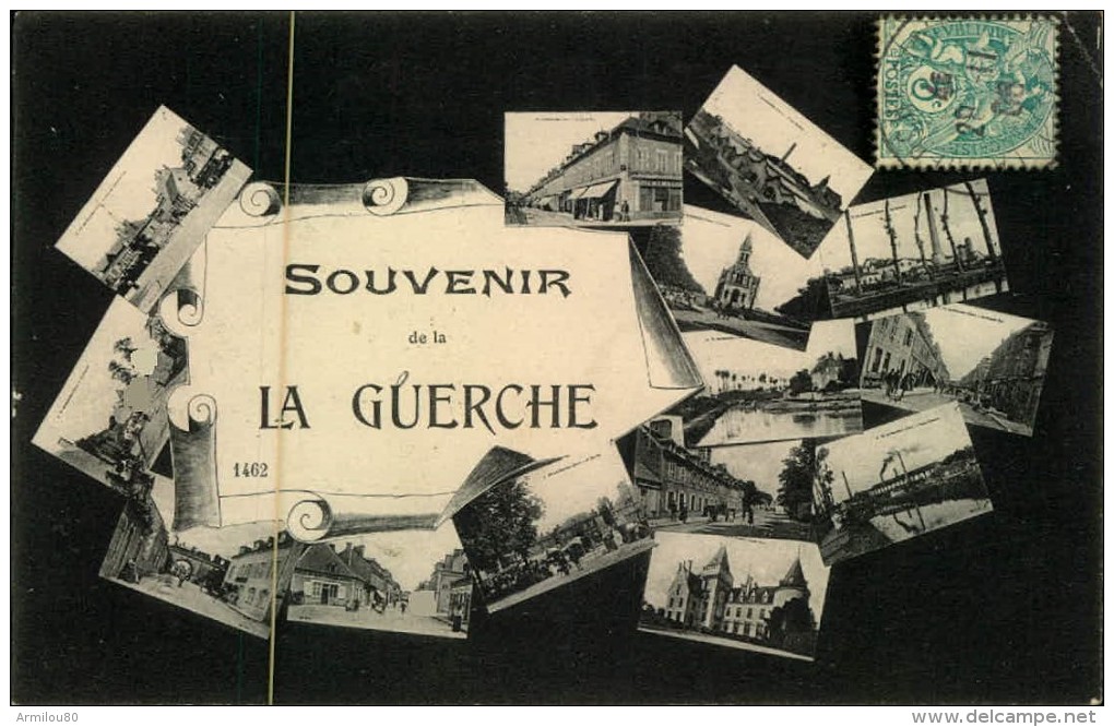 N°54 QQ  SOUVENIR DE LA GUERCHE CARTE MULTIVUES - La Guerche-de-Bretagne