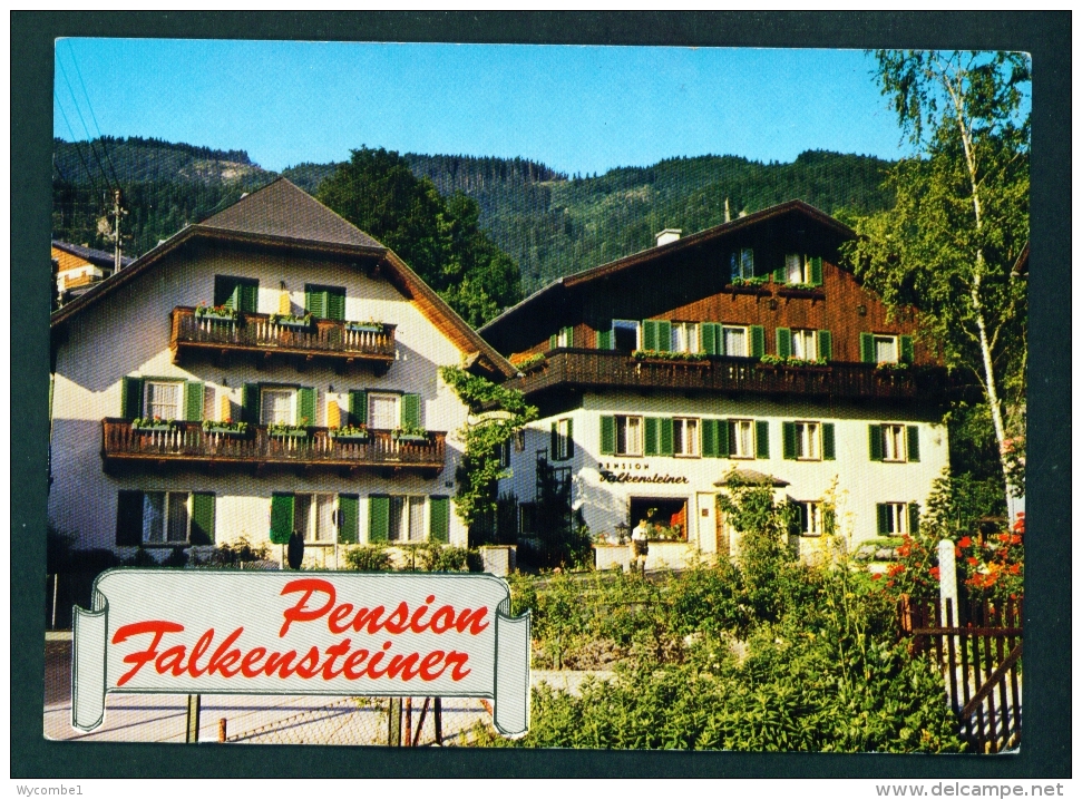 AUSTRIA  -  St Gilgen  Pension Falkensteiner  Unused Postcard As Scan - St. Gilgen