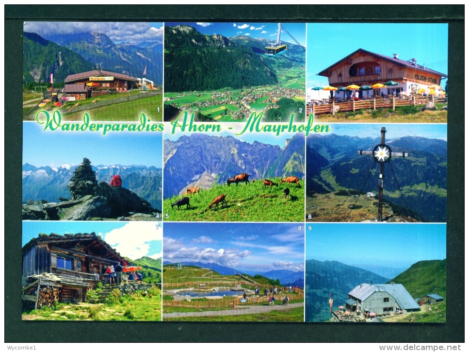 AUSTRIA  -  Zillertal  Mayrhofen  Multi View Unused Postcard As Scan - Zillertal