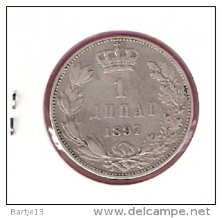 SERVIE DINAR 1897 SILVER - Serbie