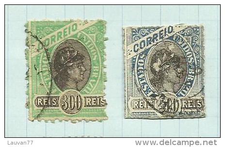 Brésil N°82, 83, 118, 84, 85 Cote 4.10 Euros - Used Stamps