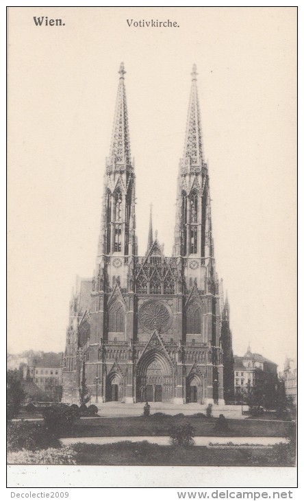 BF32648 Wien Votivchurch Austria  Front/back Image - Kirchen