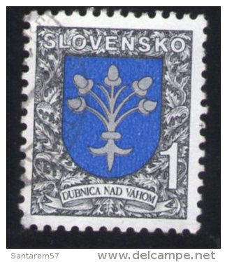 Slovaquie 1993 Oblitéré Used Stamp Blason De La Ville De Dubnica Nad Váhom - Usados