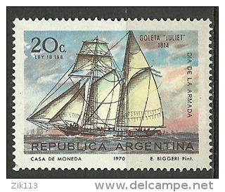 Argentina 1970 - Ships , MNH - Ungebraucht