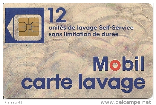 CARTE-PUCE-SO3--LAVAGE-MOBIL-12-UNITES-TBE - Lavage Auto