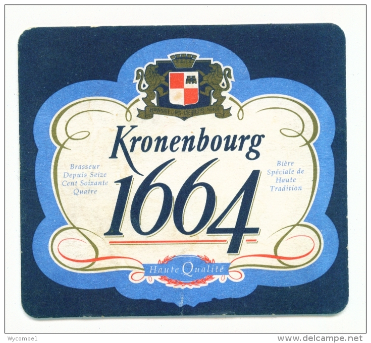 UNITED KINGDOM  -  Kronenbourg 1664  Beer Mat  As Scans - Bierdeckel