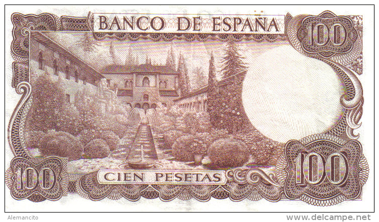 BILLETE ESPAÑA  - 100 PESETAS  1970 - [ 4] 1975-… : Juan Carlos I