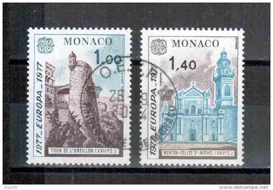 Monaco 1977 Satz/set EUROPA Used / Gestempelt - 1977