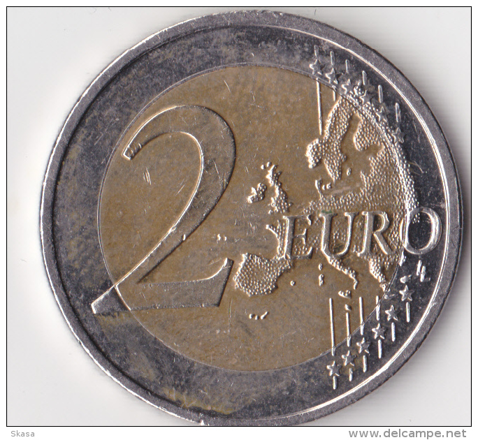 2 Euros Allemagne, Atelier D, Frappe Décentrée, étoiles Rognées - Errores Y Curiosidades