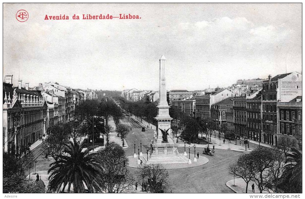 LISBOA Avenida Da Liberdade - Krte Um 1920 - Lisboa