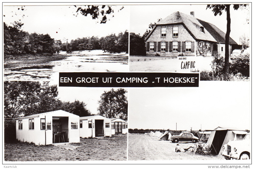 Kaatsheuvel - Multiview;  Camping ´t Hoekse´ ; VW 1200 KEVER, ROVER P4, CARAVANS - Noord-Brabant / Nederland - Kaatsheuvel