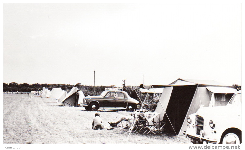 Kaatsheuvel - Multiview;  Camping ´t Hoekse´ ; VW 1200 KEVER, ROVER P4, CARAVANS - Noord-Brabant / Nederland - Kaatsheuvel