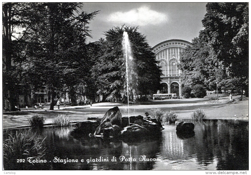 Torino. Stazione E Giardini Di Porta Nuova - Stazione Porta Nuova