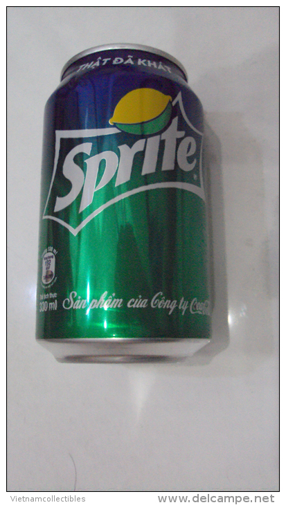 Vietnam Viet Nam Empty Sprite Coca Cola 330ml Can - Design For Promotion In 2014 - Latas