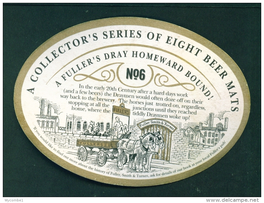 UNITED KINGDOM  -  Fuller's  No. 6  Beermat As Scans - Beer Mats