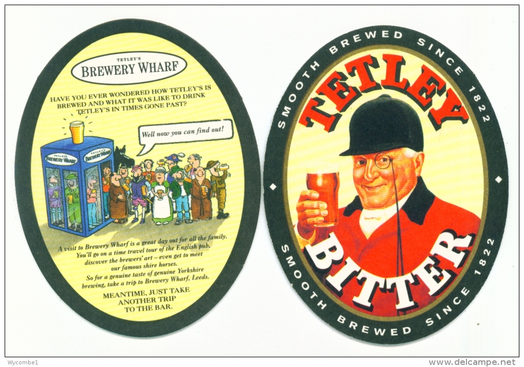 UNITED KINGDOM  -  Tetley Bitter  Beermat As Scan - Beer Mats