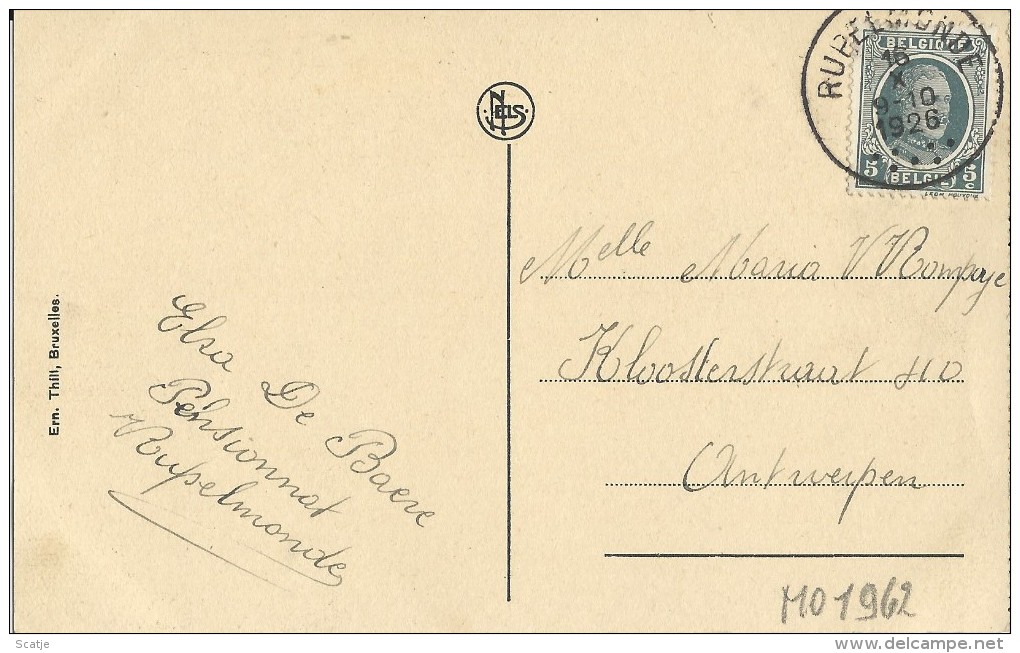 Rupelmonde  -  Pensionnat Des Soeurs De La Visitation;  Une Partie D'un Dortoir;  1927 Naar Antwerpen - Kruibeke
