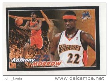 FIGURINA STICKER BASKETBALL STARS NBA 2009-2010 - PANINI -ANTHONY MORROW - WARRIORS - N.267 - Edizione Italiana