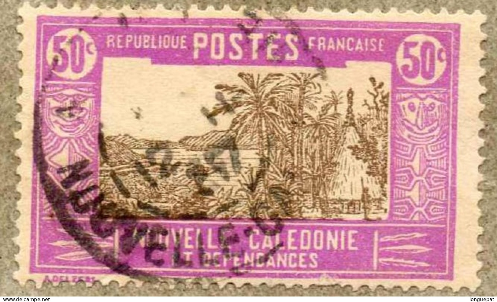 Nelle CALEDONIE :Case De Chef Indigène - Architecture - Patrimoine  - Paysage - Site - Tourisme - - Used Stamps