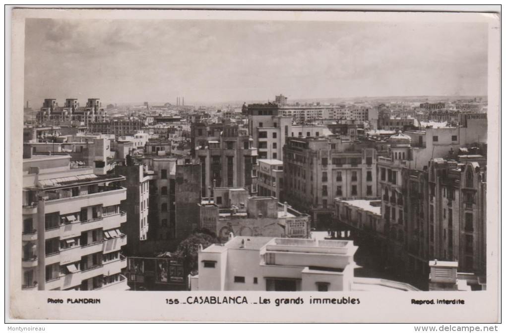 Maroc :  CASABLANCA  : Les  Grands    Immeubles - Altri & Non Classificati