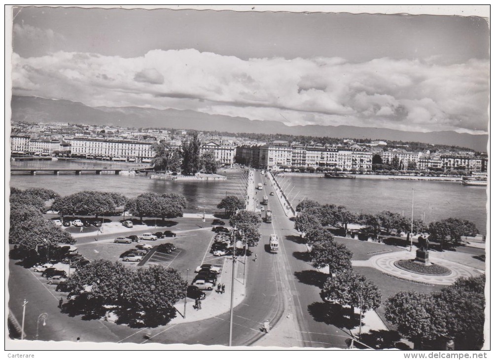 SUISSE,SCHWEIZ,SVIZZERA,S WITZERLAND,HELVETIA,SWISS ,GENEVE, EN 1958,CARTE PHOTO - Genève