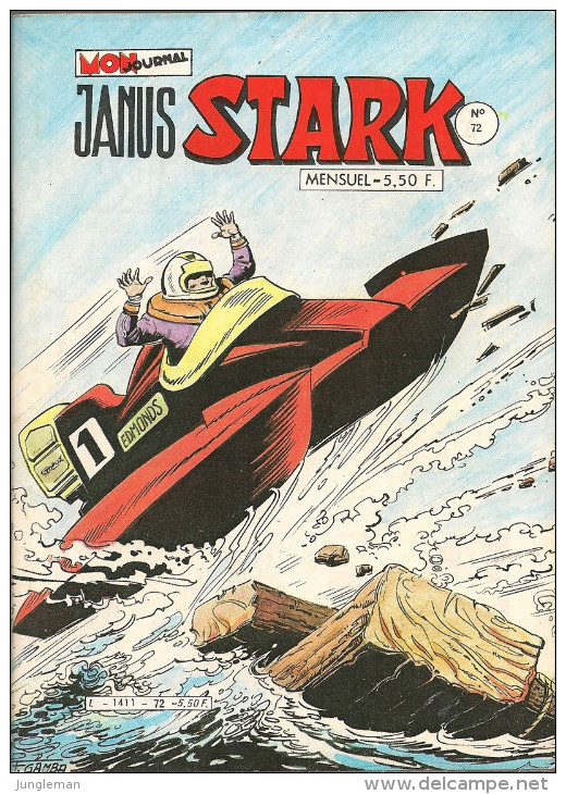 Janus Stark N° 72 - Editions Aventures Et Voyages - Avec Aussi Brian Des Glaces, Masque De Cuir - Décembre 1984 - Neuf - Janus Stark