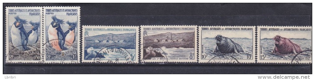 TAAF  N° 2/7 FAUNE OBL - Used Stamps