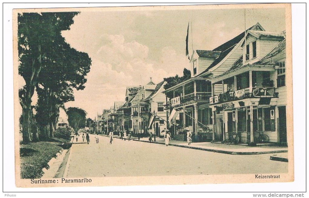 SUR-42  PARAMARIBO : Keizerstraat - Surinam