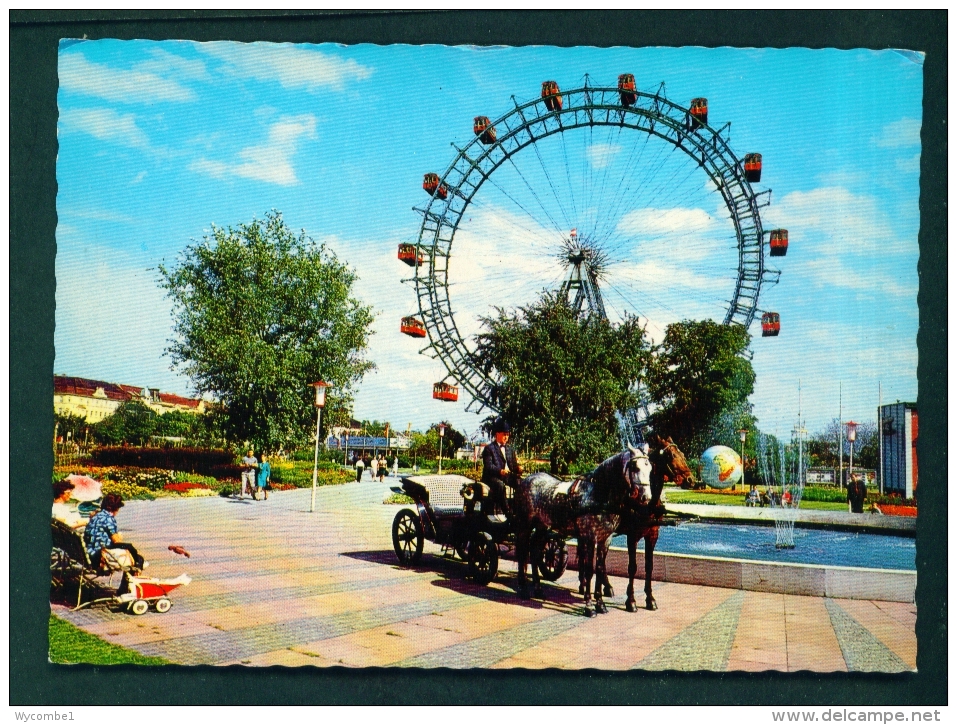 AUSTRIA  -  Vienna  The Prater And The Giant Wheel  Unused Postcard As Scan - Prater