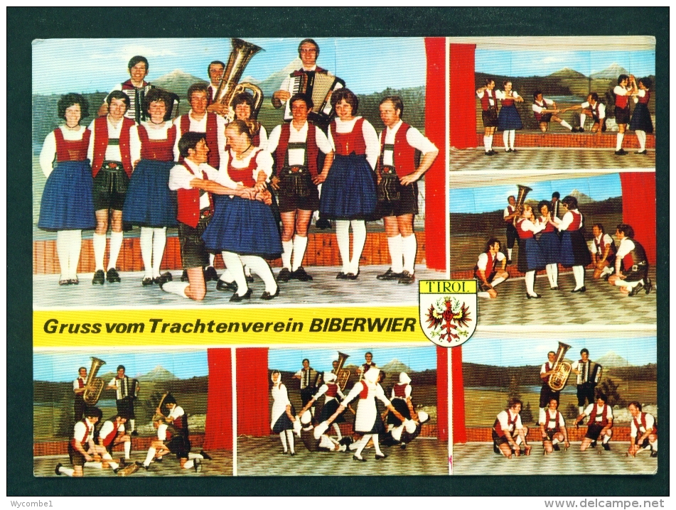 AUSTRIA  -  Trachtenverein Biberweir  Multi View  Unused Postcard As Scan - Reutte