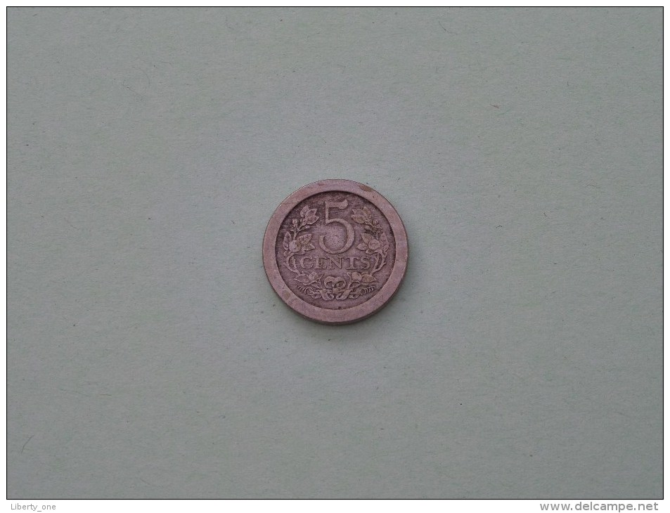 1907 - 5 Cent / KM 137 ( Uncleaned / For Grade, Please See Photo ) !! - 5 Cent