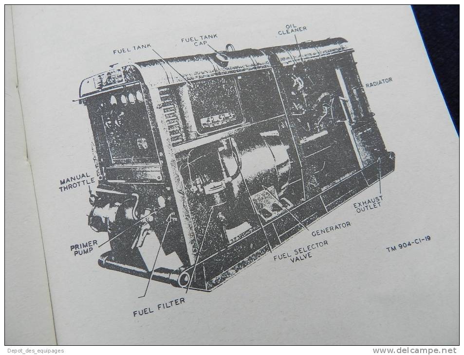 RARE MANUEL GROUPES  ELECTROGENES  PR-95 ... Daté 1953 - Radios