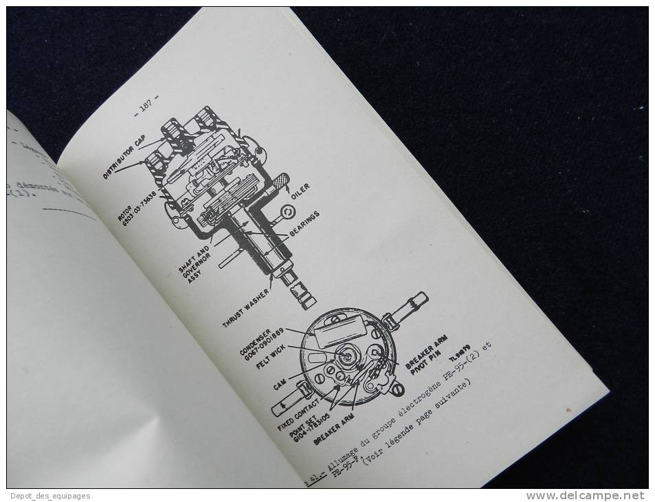 RARE MANUEL GROUPES  ELECTROGENES  PR-95 ... daté 1953