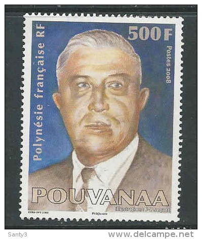 Frans Polynesie Yv 834 Jaar 2008, Gestempeld, Hoge Waarde,  Zie Scan - Used Stamps