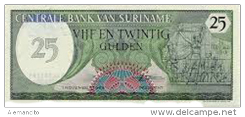 SURINAME 25  Gulden 1985 - Suráfrica