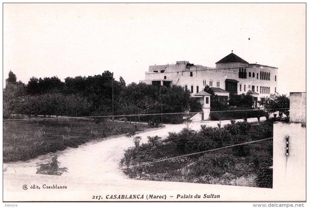 CASABLANCA (Maroc) - Palais Du Sultan - Casablanca