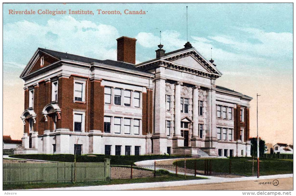 TORONTO (Canada) - Riverdale Collegiate Institute Um 1910? - Toronto