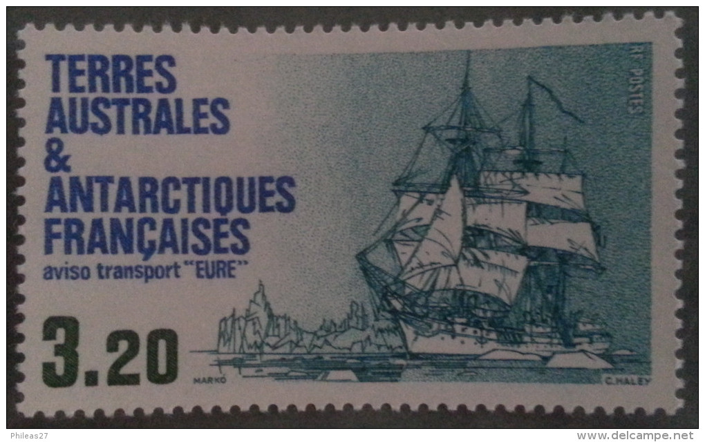 TAAF  -  Aviso  Transports "EURE" - Unused Stamps