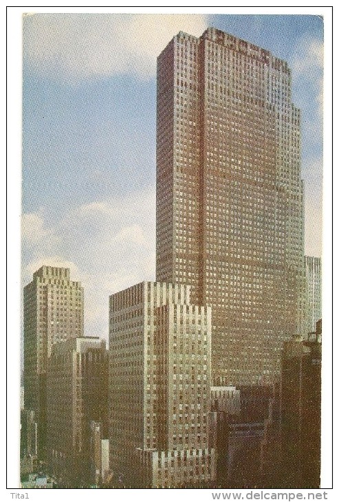 S1305 - R.C.A.Building, Rockfeller Center And Radio City Music Hall, Nex York City - Autres Monuments, édifices