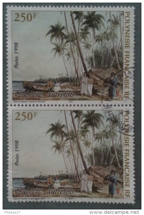 POLYNESIE  -  1998  -  Papeete  Autrefois - Used Stamps