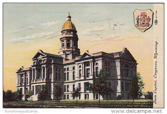 State Capitol Cheyenne Wyoming 1915 - Cheyenne