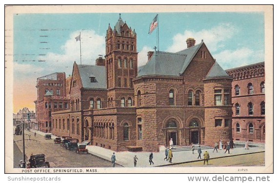 Post Office Springfield Massachusetts 1926 - Springfield