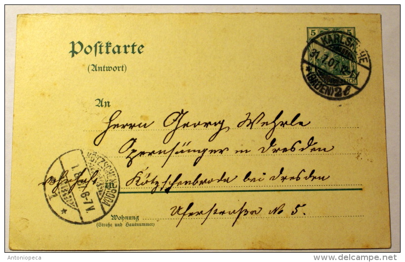 AUSTRIA 1907 - POSTCARD USED - Lettres & Documents