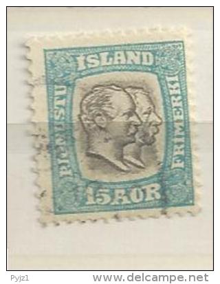 1907 USED Iceland, Island, Dienst   Gestempeld - Servizio