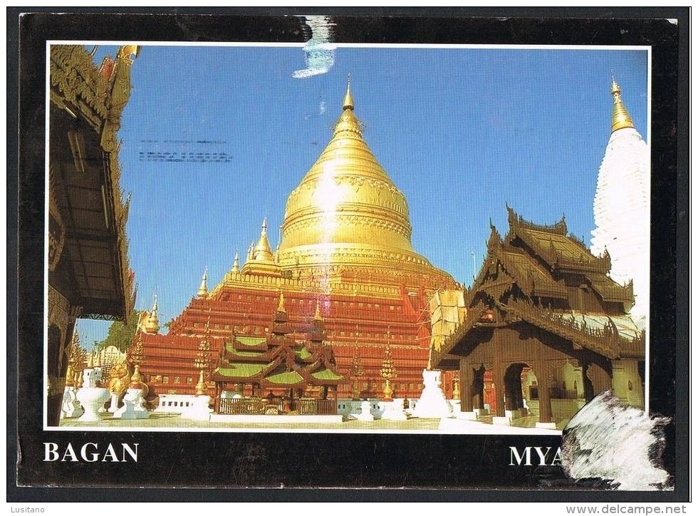 MYANMAR - Bagan - Used STAMP Timbre (2 Scans) - Myanmar (Burma)