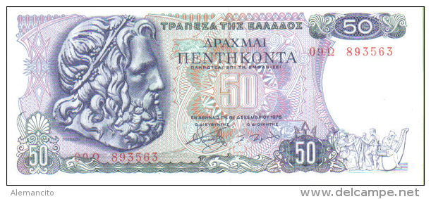 GRECIA  50 APAXMAI  AÑO 1978 - Grèce