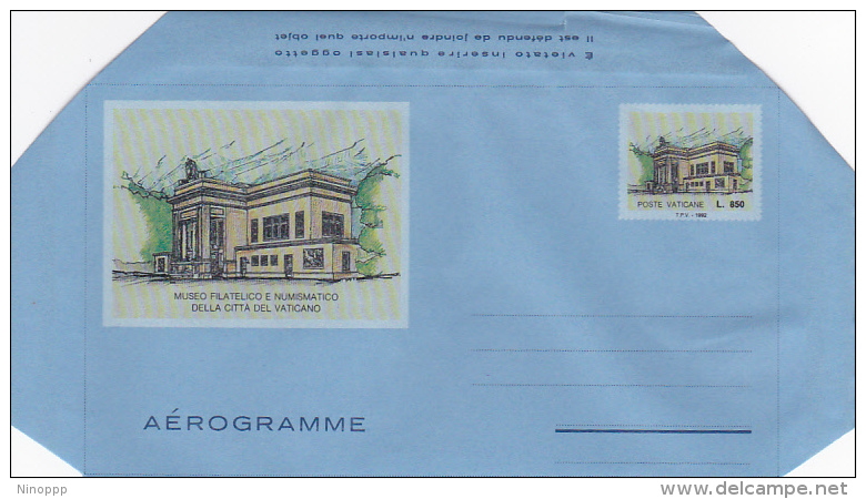 Vatican City 1992 A 30 New Philatelic And Numismatic Museum  Mint Aerogramme - Oblitérés