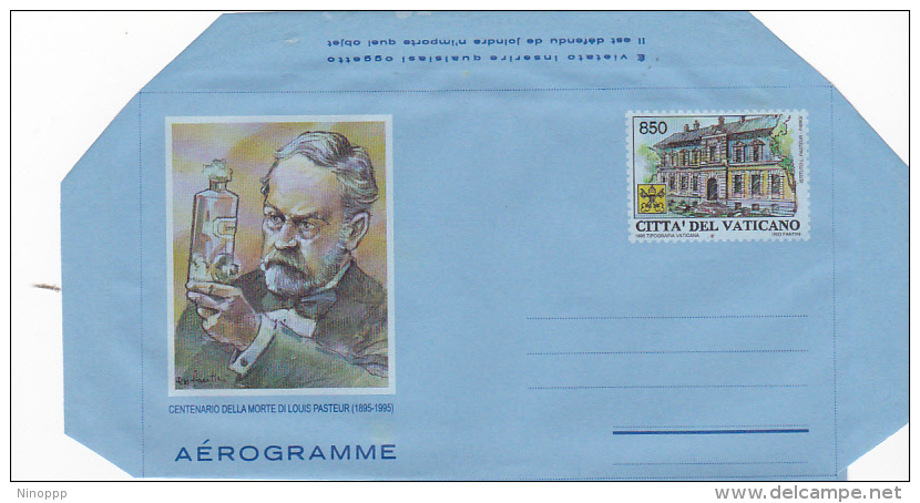 Vatican City 1995 A 33 FDeath Centenary Of L.Pasteur  Mint Aerogramme - Used Stamps