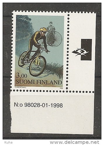 Finland Sport Bicycle MNH - Unused Stamps