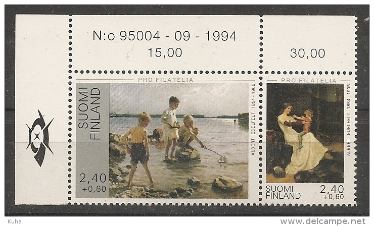 Finland Art Painting MNH - Unused Stamps